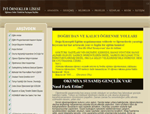 Tablet Screenshot of iyiorneklerlisesi.com